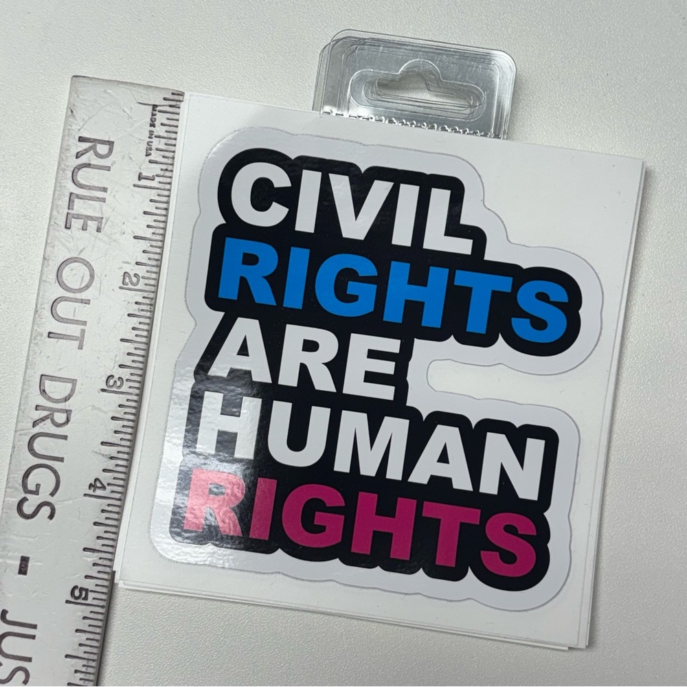 Large Civil Rights Sticker